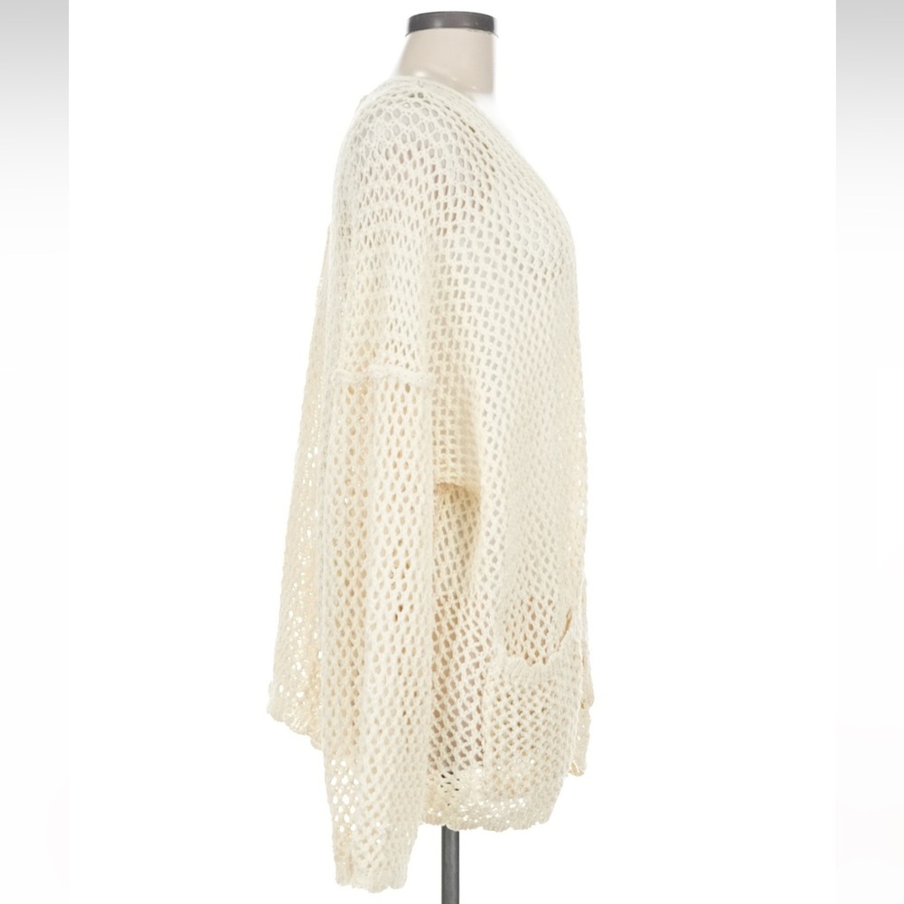 POL Contrasting Pattern Knitted Open Front Cardig… - image 8